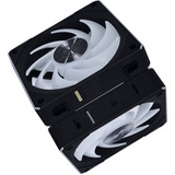Lian Li UNI FAN CL120 Wireless case fan Zwart, 4-pin PWM, Set van 3 stuks