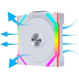 Lian Li UNI FAN SL120 Wireless Reverse Blade RGB case fans Wit, 3 stuks, 120 x 124.5 x 28 mm, PWM