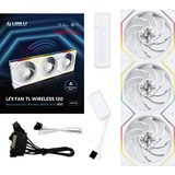 Lian Li UNI FAN TL 120 Reverse Blade Wireless Triple Pack case fan Wit, 4-pin PWM, Incl. controller
