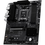 MSI PRO B850-S WIFI6E socket AM5 moederbord Zwart/zilver, RAID, 2.5Gb-LAN, Wi-Fi 6E, BT 5.3, Sound, ATX