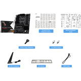 MSI PRO B850-S WIFI6E socket AM5 moederbord Zwart/zilver, RAID, 2.5Gb-LAN, Wi-Fi 6E, BT 5.3, Sound, ATX