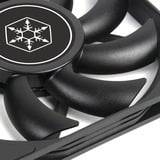 SilverStone Air Slimmer 120 case fan Zwart/transparant, 4-pins PWM fan-connector