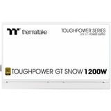 Thermaltake Toughpower GT Snow modulaire 1200 watt voeding  Wit, 5x PCIe