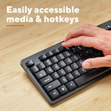 Trust Ody II Silent Wireless Keyboard, toetsenbord Zwart, EU lay-out (QWERTY), Membraan