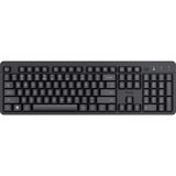 Trust Ody II draadloos toetsenbord Zwart, EU lay-out (QWERTY), Membraan, Stil