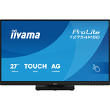 iiyama ProLite T2754MSC-B2AG 27" touchscreen monitor Zwart (mat), Touch, VGA, HDMI, Audio, USB
