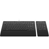 3DConnexion Keyboard Pro with Numpad Zwart, US lay-out (QWERTY), Scissor switches, 100%