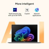 ASUS Vivobook 14 M1407GA-LY012W 14"  Copilot+ laptop Zilver | Ryzen 7 445 | Radeon 840M | 16 GB | 512 GD SSD