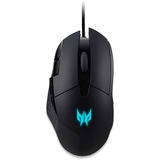 Acer Predator Cestus 315 gaming muis Zwart, 6500 dpi