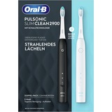 Braun Oral-B Pulsonic Slim Clean 2900 elektrische tandenborstel Zwart/wit, Incl. 2de handvat