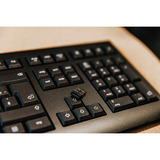 CHERRY KW 3000 toetsenbord Zwart, EU lay-out (QWERTY), Rubberdome, 100%, 2,4GHz