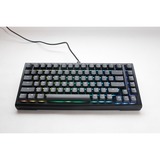 Ducky ProjectD Tinker 75 met QMK/VIA RGB mechanisch toetsenbord Zwart, US lay-out (QWERTY), Cherry MX Red, 75%, RGB leds, Double-shot PBT, Hot-swappable, Gasket mount