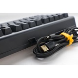 Ducky ProjectD Tinker 75 met QMK/VIA RGB mechanisch toetsenbord Zwart, US lay-out (QWERTY), Cherry MX Red, 75%, RGB leds, Double-shot PBT, Hot-swappable, Gasket mount