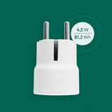 Frient Smart Plug Mini 2 Type F (Schuko) stekker Wit, Zigbee 3.0