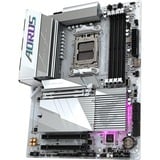GIGABYTE B650E AORUS ELITE X AX ICE socket AM5 moederbord Wit/zilver, RAID, 2,5Gb-LAN, WLAN, BT, Sound, ATX
