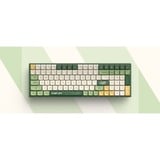 Iqunix F97 Camping Wireless Mechanical Keyboard Groen, US lay-out (QWERTY), IQUNIX Moonstone Turbo, 96%, RGB leds, Hot-swappable, PBT, 2.4GHz | Bluetooth 5.1 | USB-C