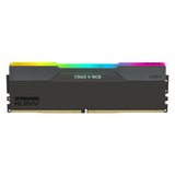 KLEVV CRAS V RGB 32 GB DDR5-6000 (2x 16 GB) werkgeheugen Zwart, KD5AGUA80-60A300G, XMP, EXPO