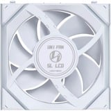 Lian Li UNI FAN SL120 LCD Wireless RGB case fan Wit, 120 x 124.5 x 28 mm, PWM