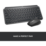 Logitech MX Keys Mini Minimalist Wireless toetsenbord Grafiet, US-International lay-out (QWERTY), 80% (TKL), Bluetooth