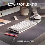 Logitech MX Mechanical Mini voor Mac toetsenbord Lichtgrijs, US-International lay-out (QWERTY), Cherry MX-Technologie, 80% (TKL)	