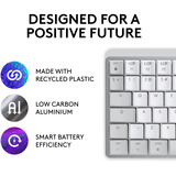Logitech MX Mechanical Mini voor Mac toetsenbord Lichtgrijs, US-International lay-out (QWERTY), Cherry MX-Technologie, 80% (TKL)	