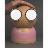 Mr. Watt GoggleLamp - Glow Pink verlichting Roze/houtkleur
