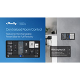 Shelly Wall Display X2i bedieningspaneel Zwart, Touchscreen, Wi-Fi 6, Bluetooth 5.4
