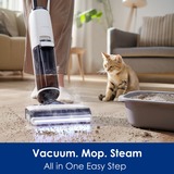 Tineco Floor One S7 Steam 4-in-1 apparaat nat- en droogzuiger Wit/zwart, Stofzuigt, dweilt, stoomt en droogt | smart | oplaadbaar