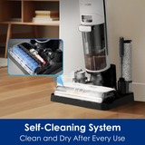 Tineco Floor One S7 Steam 4-in-1 apparaat nat- en droogzuiger Wit/zwart, Stofzuigt, dweilt, stoomt en droogt | smart | oplaadbaar