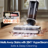 Tineco Floor One S7 Steam 4-in-1 apparaat nat- en droogzuiger Wit/zwart, Stofzuigt, dweilt, stoomt en droogt | smart | oplaadbaar