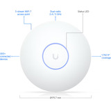Ubiquiti UniFi U7 Long-Range access point Wit, PoE