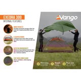 Vango Exedra 300 tent Donkergroen
