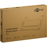 goobay DeLuxe laptophouder voor monitorarm, 11,6 tot 17,3 inch standaard Zwart