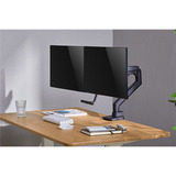 goobay Dual Monitor Mount Office monitorarm Zwart