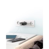 goobay USB-C PD GaN multipoort snellader (68 W) Zwart, 3x USB-C, 1x USB-A, Power Delivery, QuickCharge