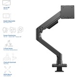 ACT Connectivity Monitorarm office premium, gasveer, 1 monitor Zwart