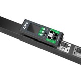 APC APDU10350SM - Switched & Metered-by-Outlet, 0U, 32A, 400V Zwart, (24x) C13/15 + (24x) C13/15/19/21, IEC60309 32A 3Fase stekker