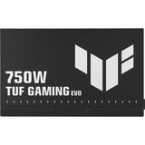 ASUS TUF Gaming Bronze EVO modulaire 750 watt voeding  Zwart, 3x PCIe