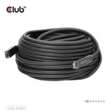 Club 3D Full-Feature USB-C kabel, 15m Zwart, 8K60Hz 10Gbps 60W
