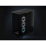 Corsair FRAME 4500X LX-R RGB LINK midi tower behuizing Zwart | 2x USB-A | 1x USB-C | Tempered Glass