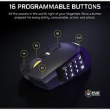 Corsair SCIMITAR Elite Wireless SE gaming muis Gunmetal, 33.000 dpi, RGB leds