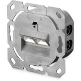 Digitus Data Wallmount CAT 6 opbouw montagedoos Wit, 2x RJ-45