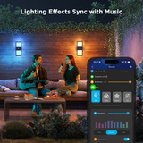 Govee Smart Outdoor Wall light verlichting 2700-6500K, Matter