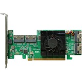 HighPoint SSD7580B PCIe 4.0x16 8x U.2P NVMe interface kaart 