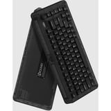 Iqunix ZX75 Dark Side Wireless Mechanical Keyboard Zwart, US lay-out (QWERTY), Gateron Brown, 75%, RGB leds, Hot-swappable, Double-shot PBT, 2.4GHz | Bluetooth 5.1 | USB-C