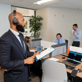 JLab Epic Work ANC Wireless On-Ear Headset   Zwart, USB-C / Bluetooth