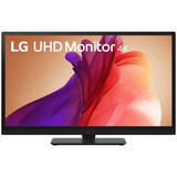 LG  27" 4K UHD monitor Zwart