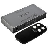 SilverStone HSW41 HDMI 2.0 4K Switcher hdmi switch Grijs