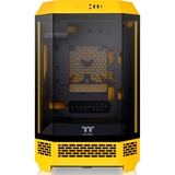 Thermaltake The Tower 300 - Bumblebee mini tower behuizing Donkergeel | 3x USB-A | Tempered Glass