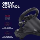 Trust GXT 289 Movi racestuur stuur Zwart, Pc, Xbox Series X/S, Switch, PlayStation 4